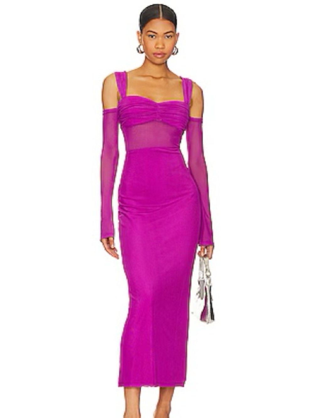RUNAWAY THE LABEL Lamoura Dress in Plum S